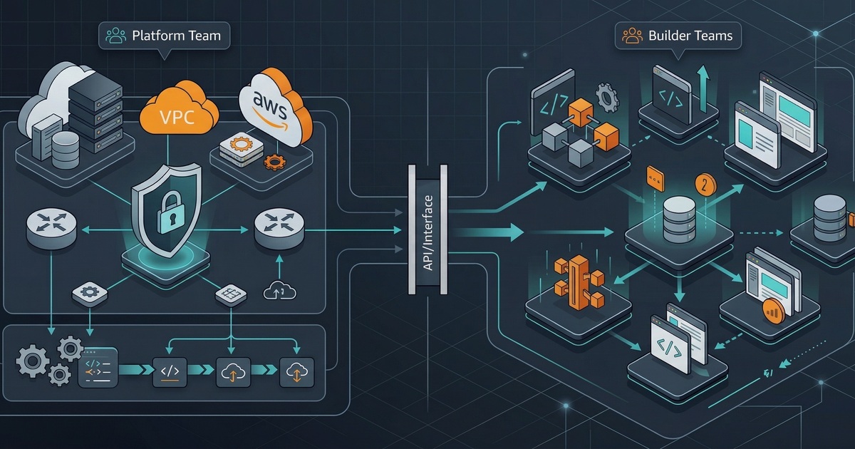 The Provider to Consumer model is a shared responsibility framework that gives the platform team clear ownership of foundational infrastructure, while giving product teams a fast, governed path to build and deploy. /images/posts/provider-consumer-model.jpg